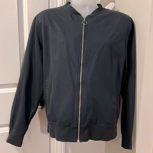 🔥 Navy Blue Bomber Jacket